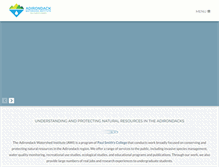 Tablet Screenshot of adkwatershed.org